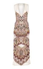 Cucculelli Shaheen Decarpet Fringe Sheath Dress