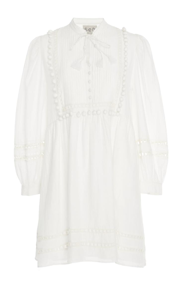 Sea Pom Pom Tunic Dress
