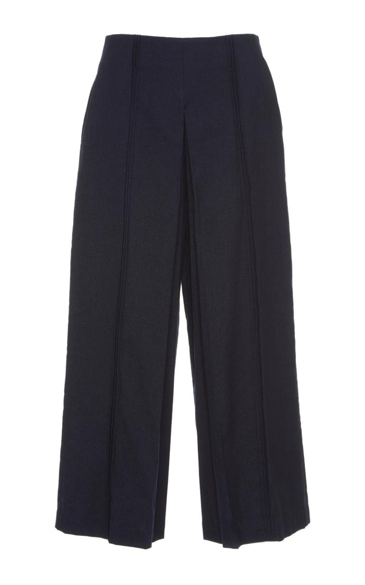 Zeus + Dione Navy Pleiades High Waist Culottes