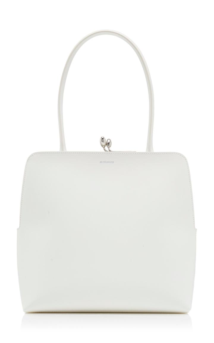 Moda Operandi Jil Sander Mini Goji Frame Leather Top Handle Bag