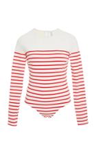Solid & Striped The Margot Long Sleeve One Piece Swimsuit