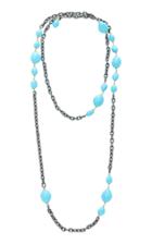Grazia & Marica Vozza Turquoise 52 Chain Necklace