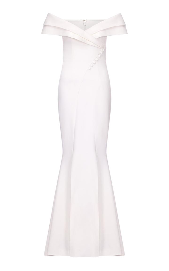Moda Operandi Safiyaa Madison Heavy Crepe Dress