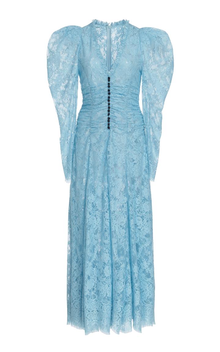 Erdem Annalee Long Sleeve Lace Dress