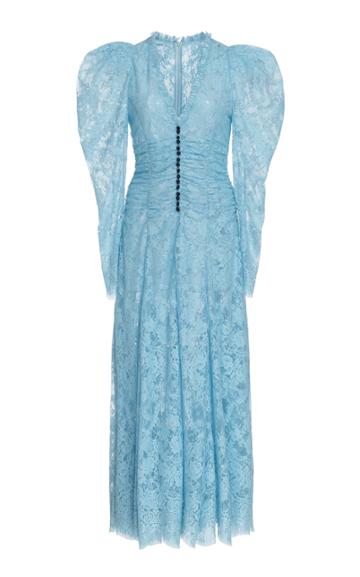 Erdem Annalee Long Sleeve Lace Dress