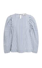 Sea Riviera Corded Long-sleeved Peasant Top