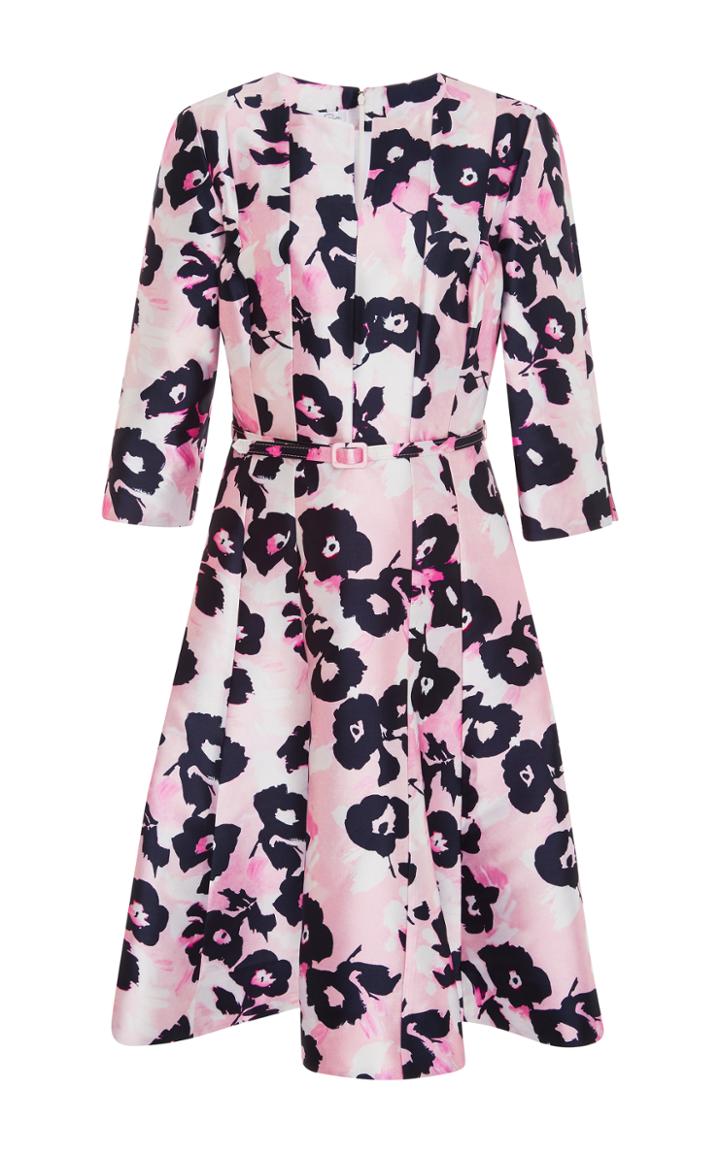 Oscar De La Renta Belted A-line Dress
