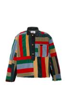 Bode Corduroy Patchwork Pullover