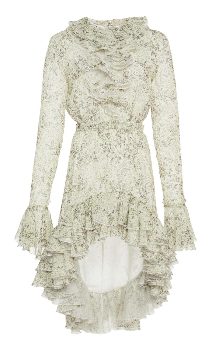 Giambattista Valli High/low Long Sleeve Dress