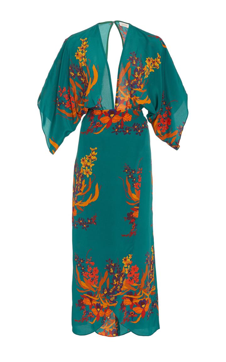 Jaline Kelly Open Back Long Dress