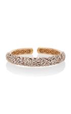Suzanne Kalan One Of A Kind 18k Rose Gold And Diamond Dome Bangle