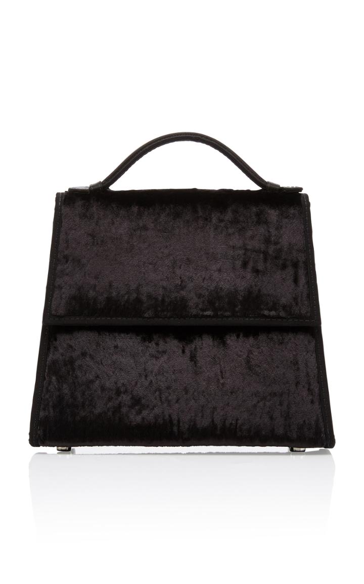 Hunting Season Small Top Handle In Velvet And Satin