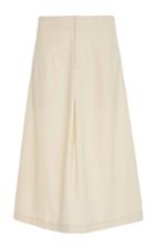 St. Agni Mel Pintucked Linen-blend Skirt