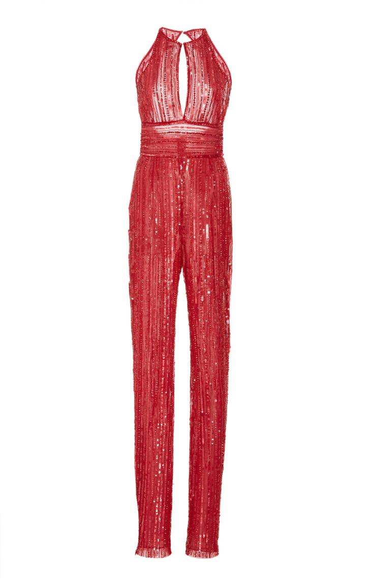 Naeem Khan Embellished Jumpsuit