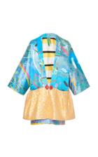 Rianna + Nina Exclusive One Of A Kind Printed Peplum Jacket