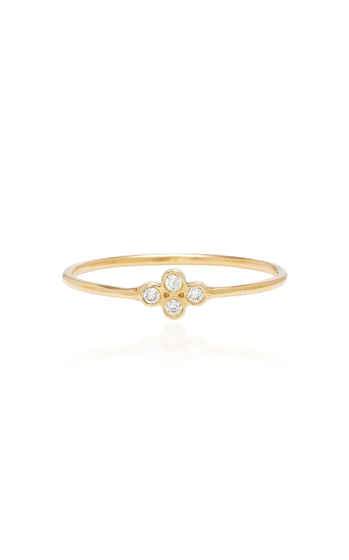 Zoe Chicco 14k Gold Tiny Quad Ring