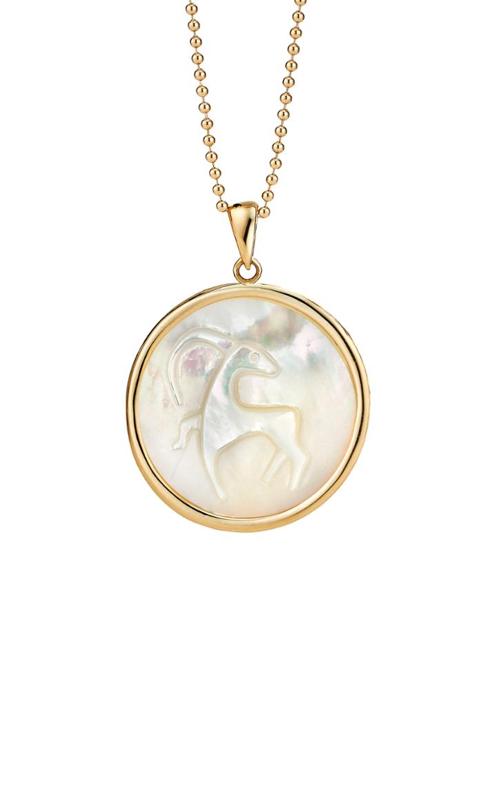 Ashley Mccormick Capricorn 18k Gold Necklace