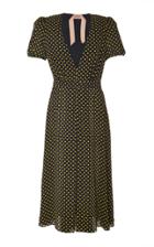 N 21 N&deg;21 Anastasia Polka Dot Crepe Dress