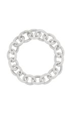 Moda Operandi Carolina Bucci 18k White Gold Florentine Finish 1885 Links Bracelet