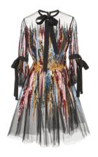 Elie Saab Short Embroidered Dress