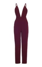 Elie Saab Crepe Cady Jumpsuit