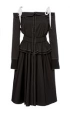 Carolina Herrera Off The Shoulder Shirt Dress