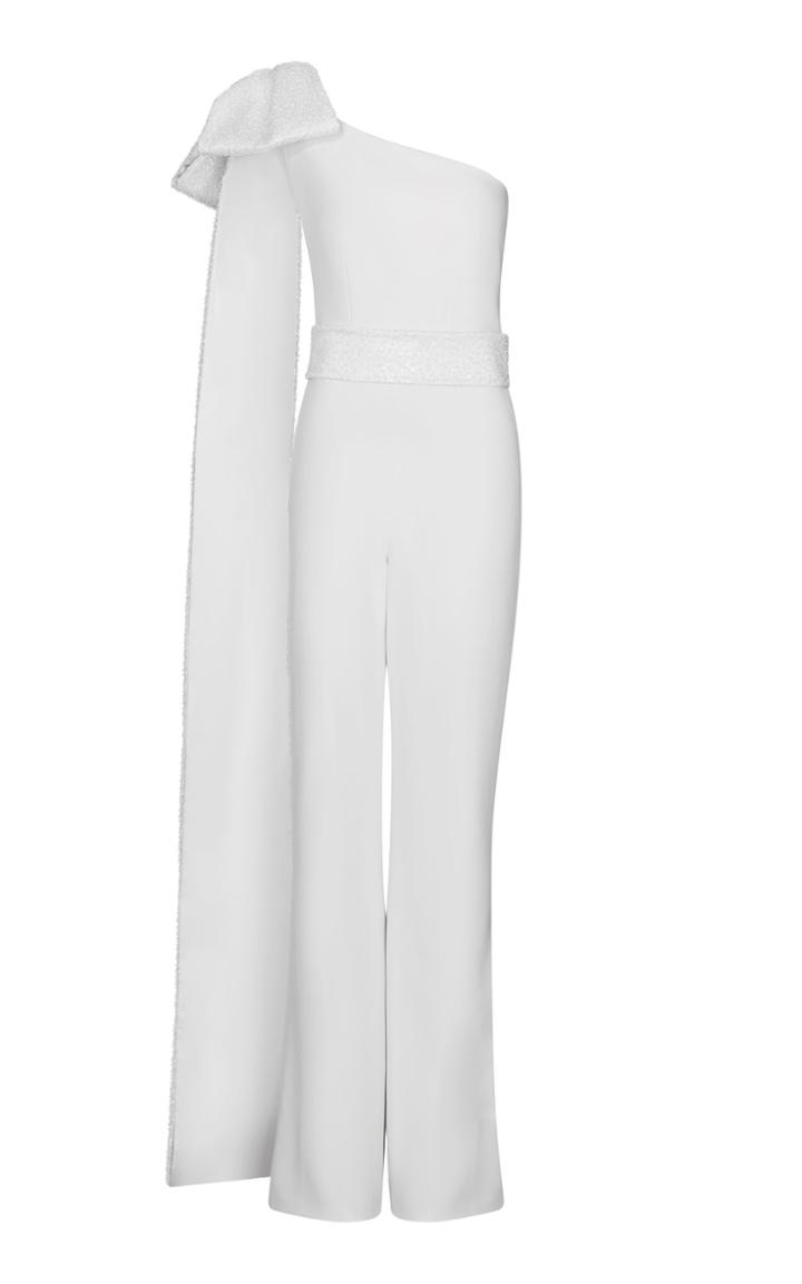Moda Operandi Safiyaa Darlene Heavy Crepe Jumpsuit Size: 34