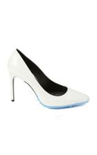 Moda Operandi Off-white C/o Virgil Abloh Spike Leather Pumps Size: 36