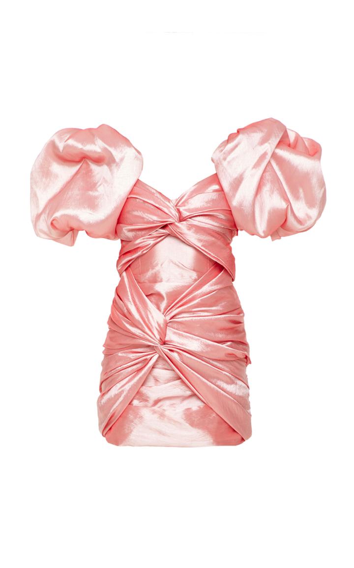 Moda Operandi Mach & Mach Pink Organza Puffed Dress