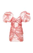 Moda Operandi Mach & Mach Pink Organza Puffed Dress
