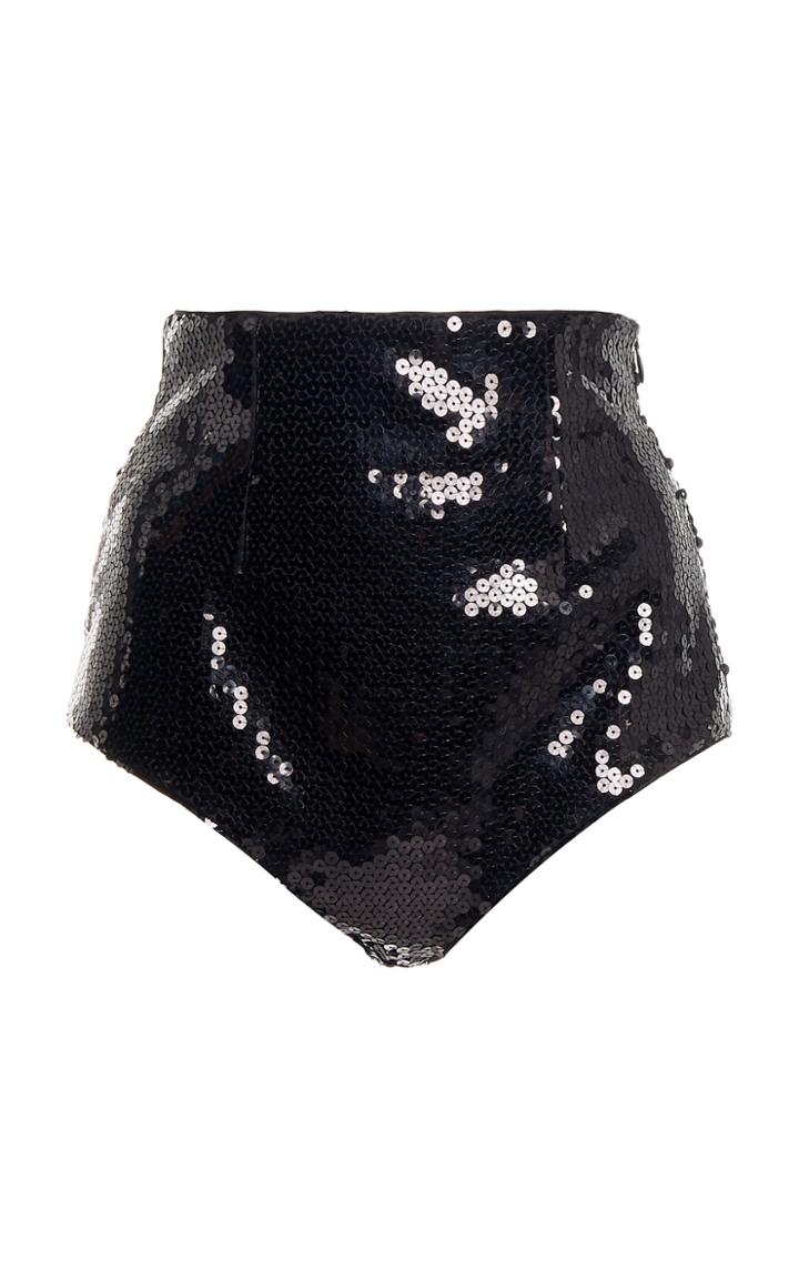 Moda Operandi Alessandra Rich Sequin Hot Pants