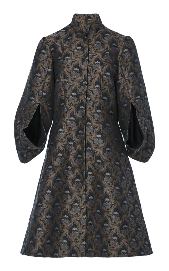 Co Brocade Balloon Sleeve Jacket