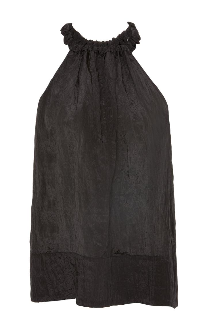 Moda Operandi Proenza Schouler Pswl Crinkle Satin Sleeveless Tie Back Tank Size: 0