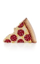 Judith Leiber Couture Pepperoni Pizza Crystal-embellished Clutch