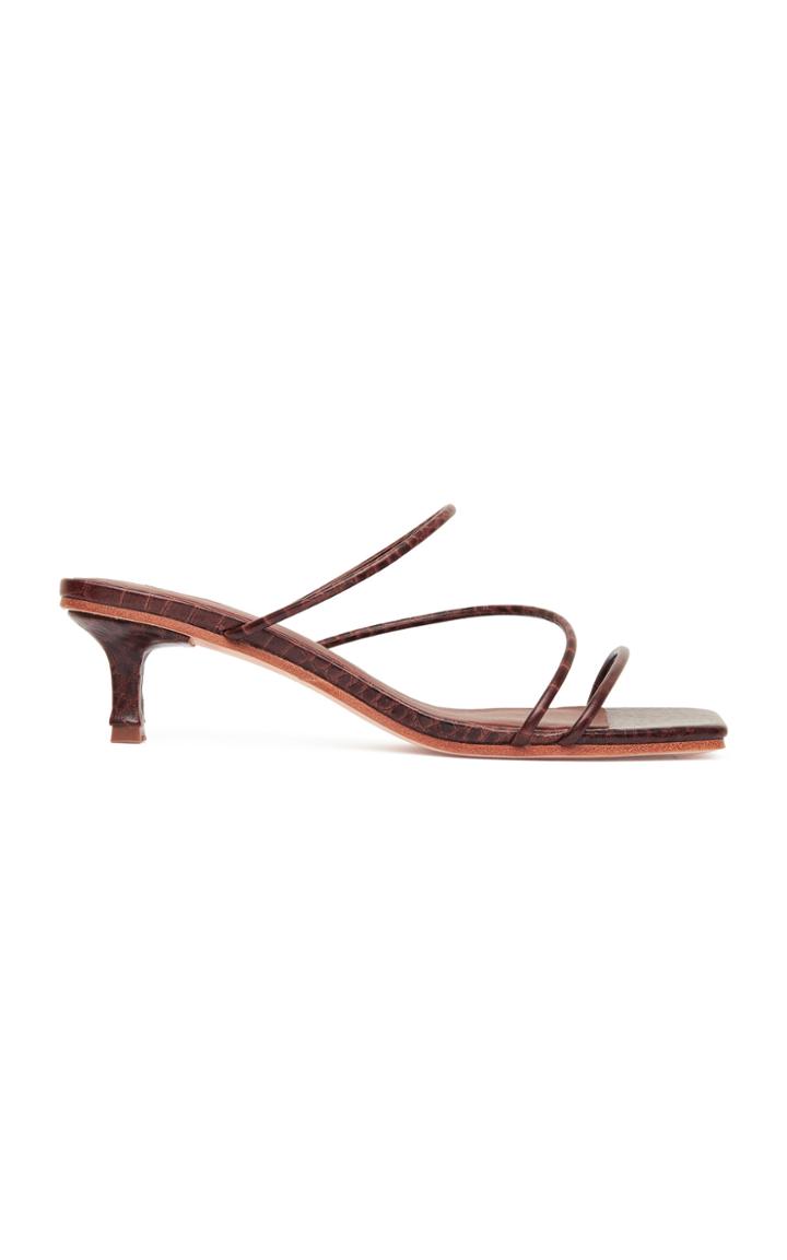 Moda Operandi St. Agni Jackie Embossed Sandals