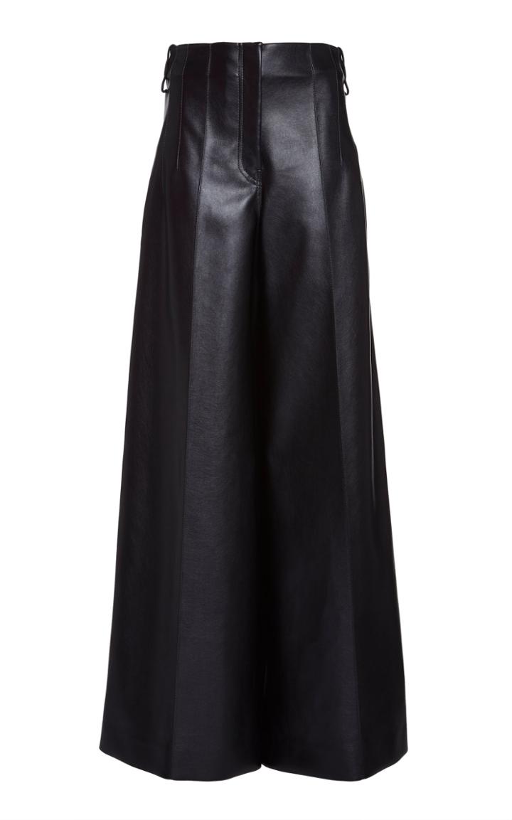 Moda Operandi Peter Do High-rise Pleated Faux-leather Pants