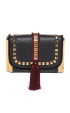 Alberta Ferretti Leather And Metal Tassel Bag