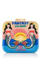 Sarah's Bag Le Carre Fantasy Island Clutch
