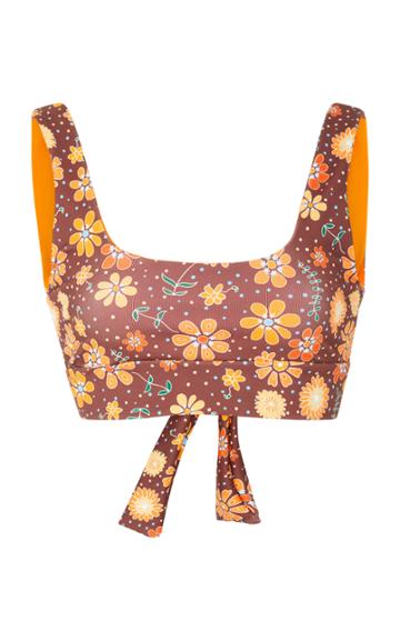 Camp Cove Amber Bow Tie Top