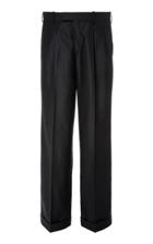 Burberry Pleated Wool-blend Wide-leg Pants