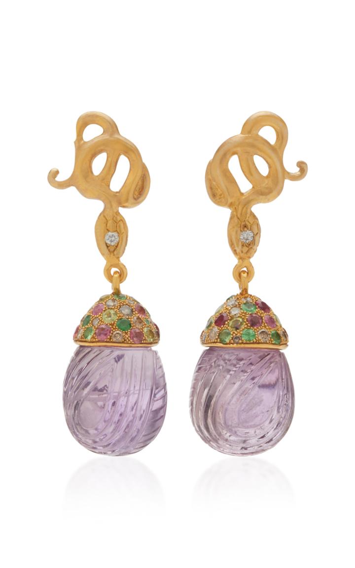 Sylvie Corbelin Matin De Mai Fleuri Earrings