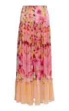 Roopa Pleated Button Down Maxi Skirt