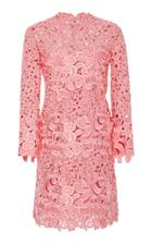 Ermanno Scervino Embroidered Lace Cutout Dress