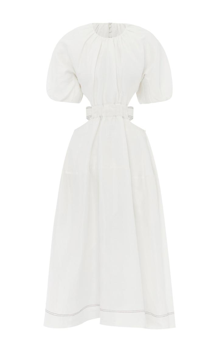 Aje Mimosa Cutout Midi Dress