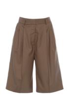 Petar Petrov Hew Pleated Wool Shorts