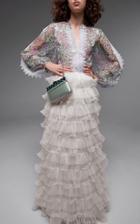 Moda Operandi Giambattista Valli Tiered Tulle Flounce Maxi Skirt
