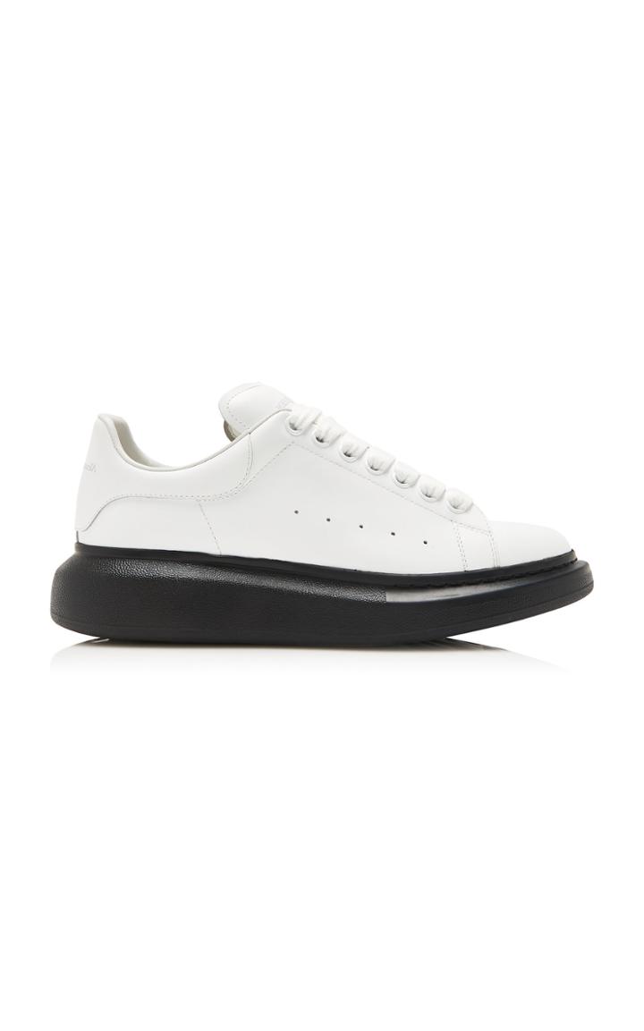 Moda Operandi Alexander Mcqueen Two-tone Leather Sneakers Size: 40