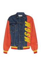 Msgm Jacket With Msgm Logo Embriodered