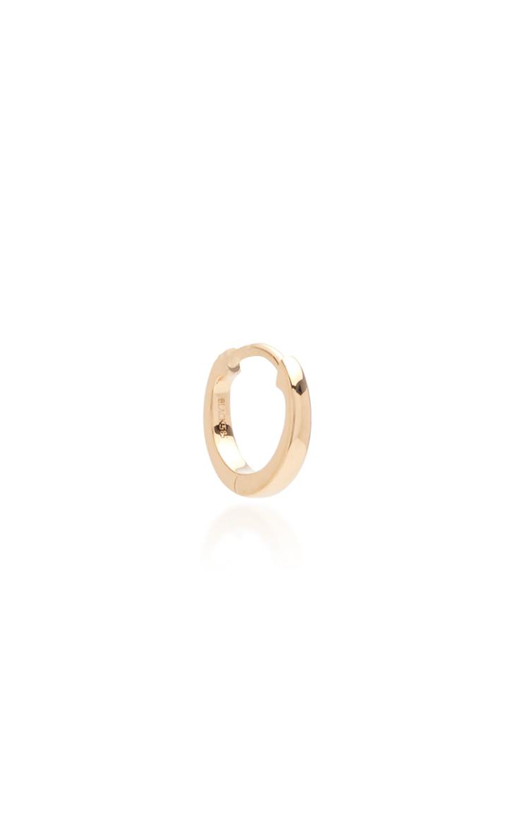 Maria Black Nude 14k Gold Huggie Earring