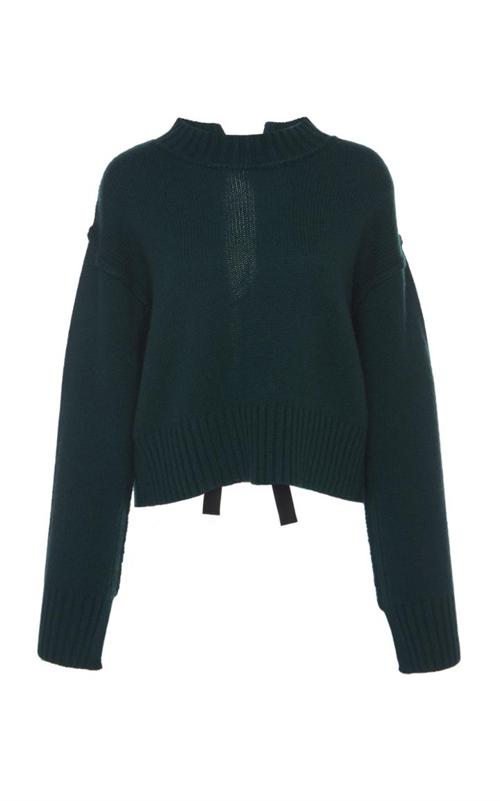 Dice Kayek Bow Tie Back Sweater